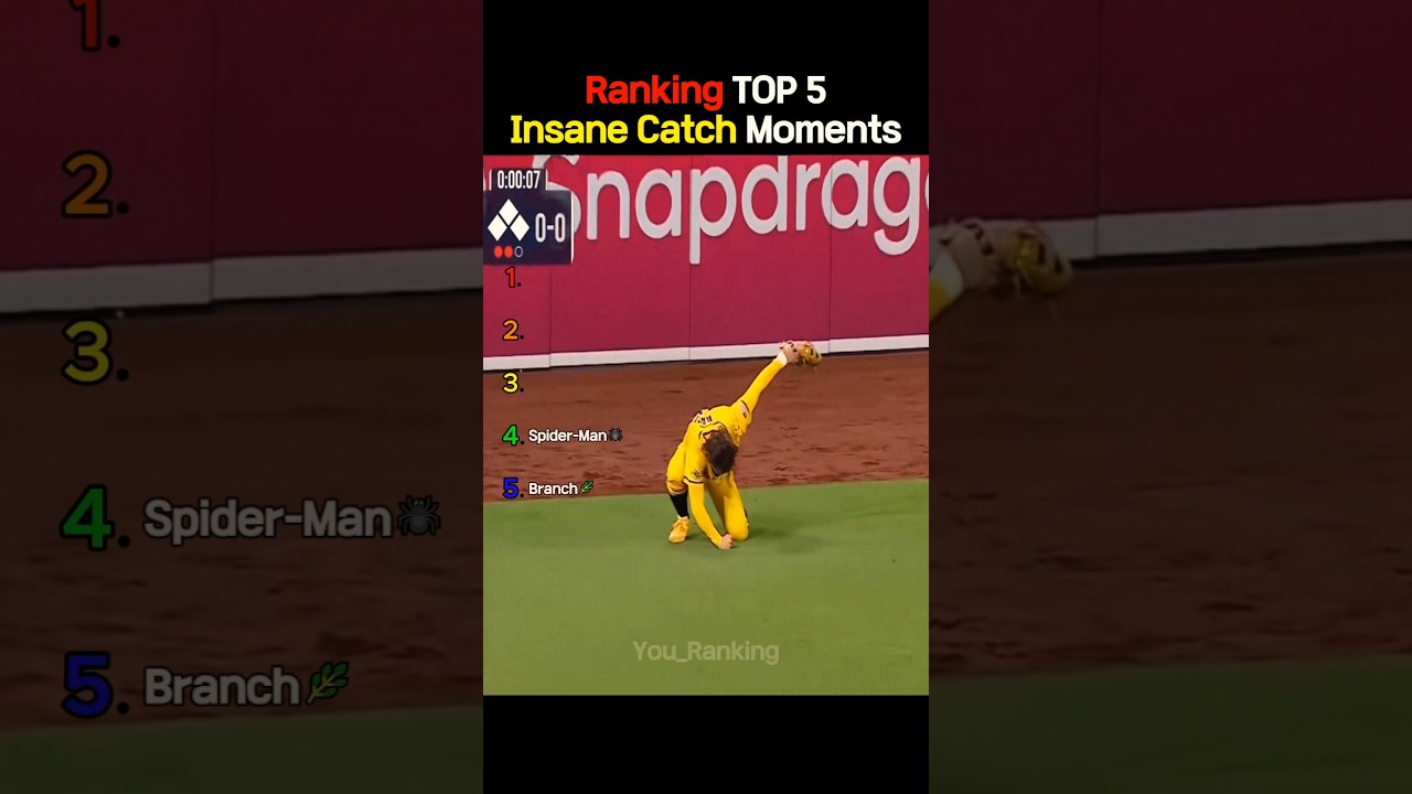 Ranking TOP 5 Insane Catch Moments