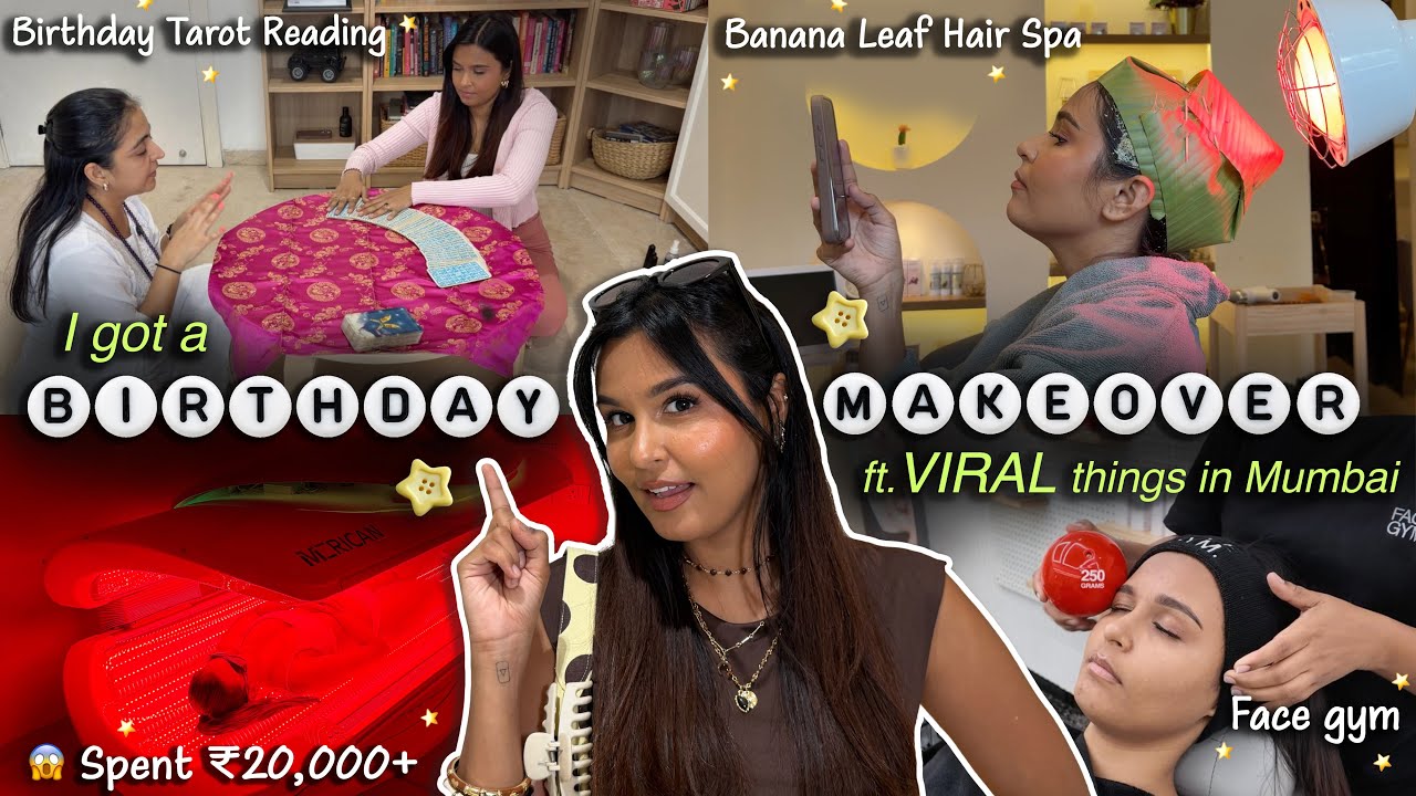 I Tried Mumbai’s Most VIRAL Beauty Treatments Before My Birthday⭐️ / Mridul Sharma
