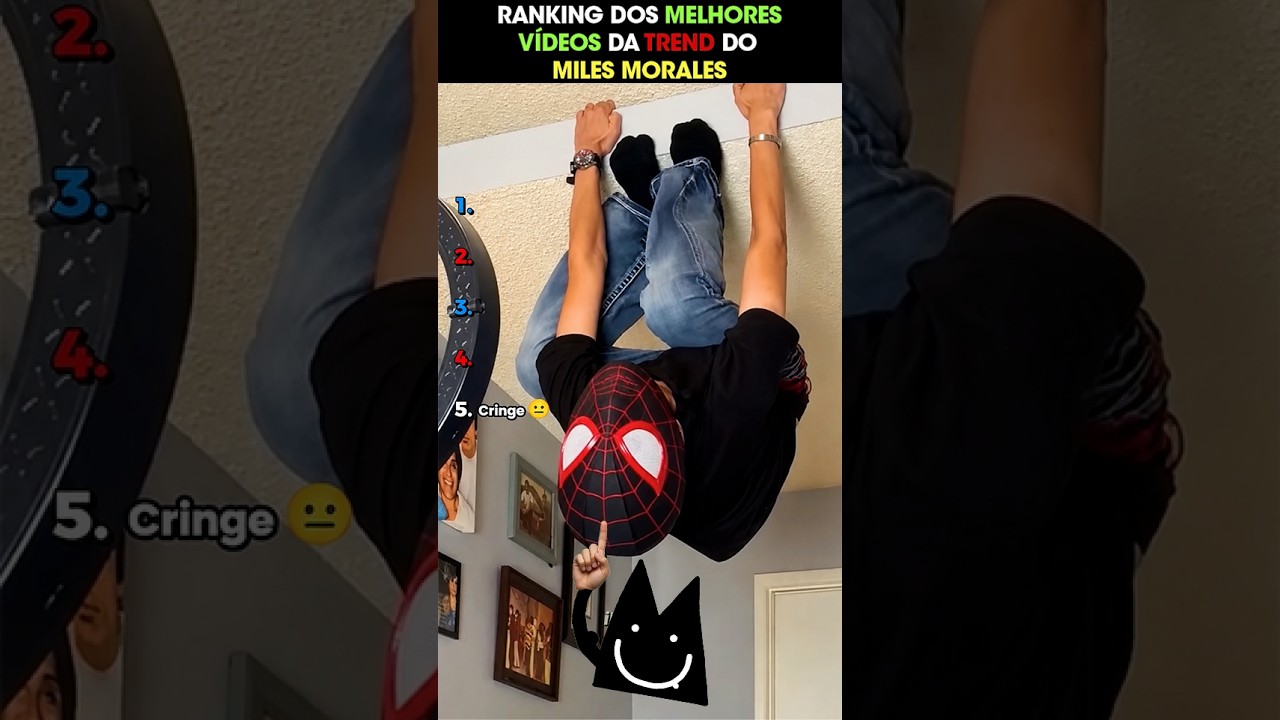 RANKING DOS MELHORES VÍDEOS DA TREND DO MILES MORALES (PARTE 3)