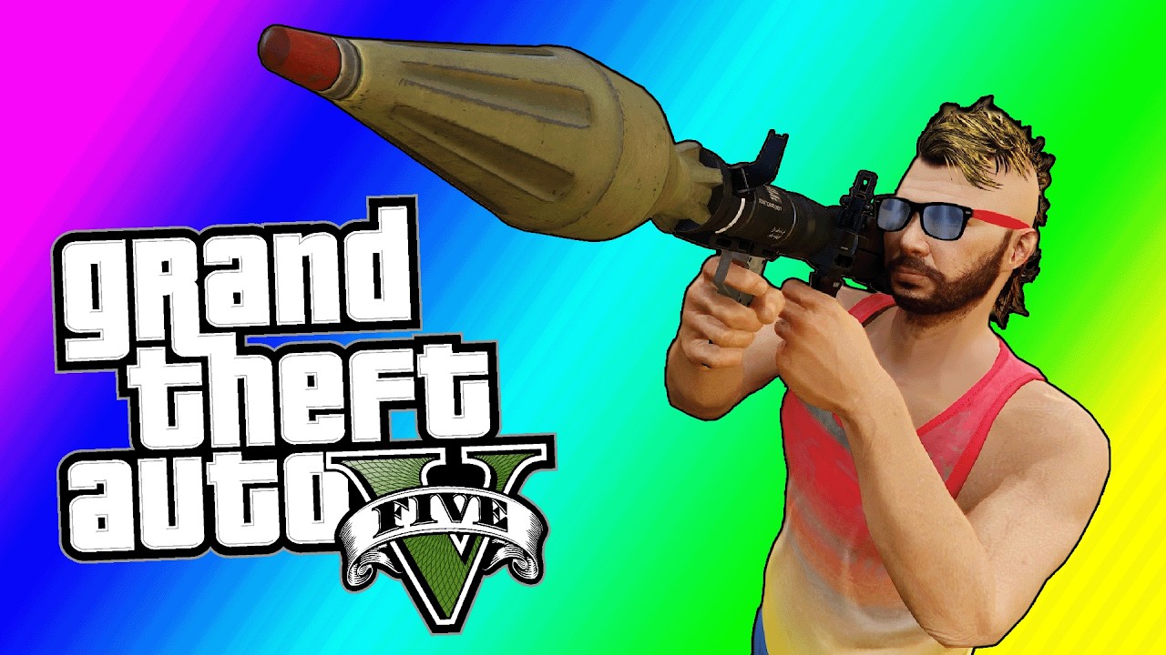 GTA 5 Funny Moments - Rocket Roulette, Indestructible Dumpster, Lui's Bounty!