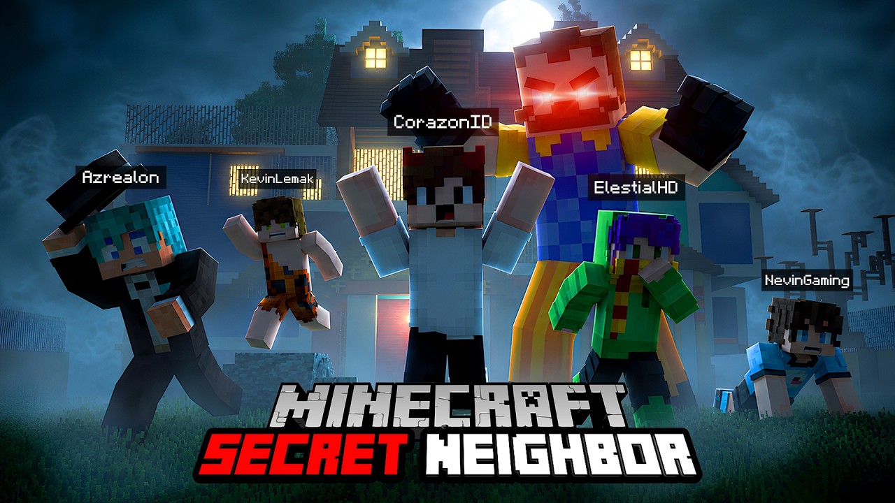 Gue Paksa LAPER GANG Main SECRET NEIGHBOR di Minecraft (DIBULLY COK BAPAKNYA)