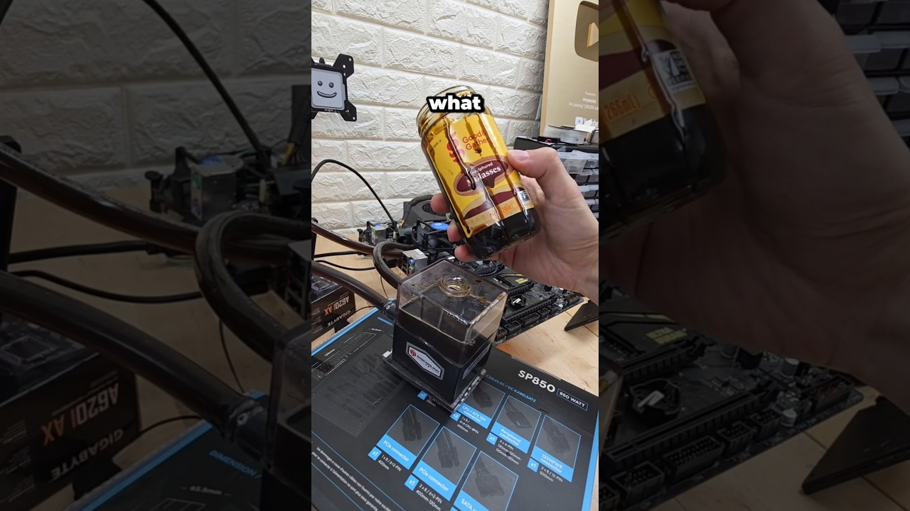 using molasses to liquid cool a PC - Published by mryeester