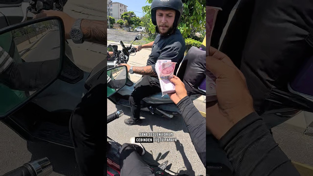 İnsanlık görevimizi yaptık 🥹😱 #keşfet #paketservis #smartphone #beniöneçıkart #motovlog #funny