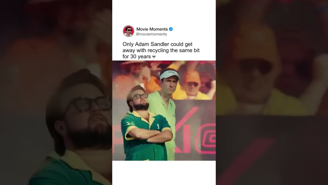 Only Adam Sandler could get away with recycling the same bit for 30 years 💀