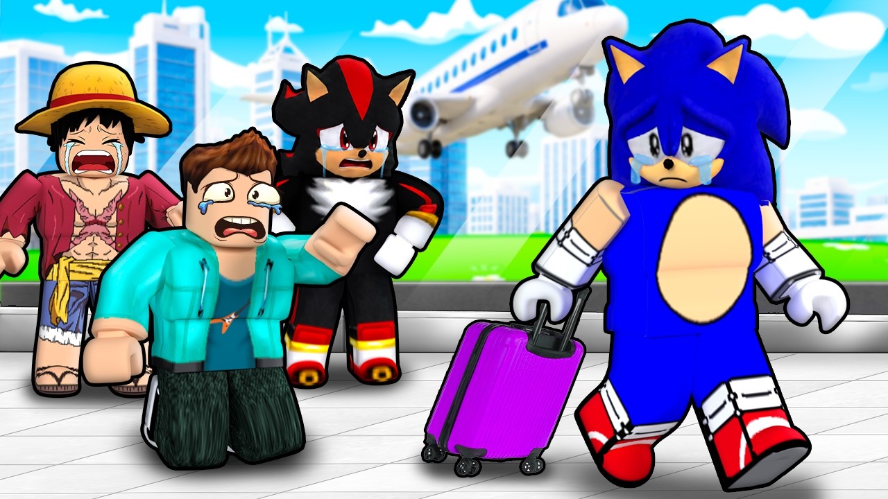 SONIC LEFT HOME IN ROBLOX !!