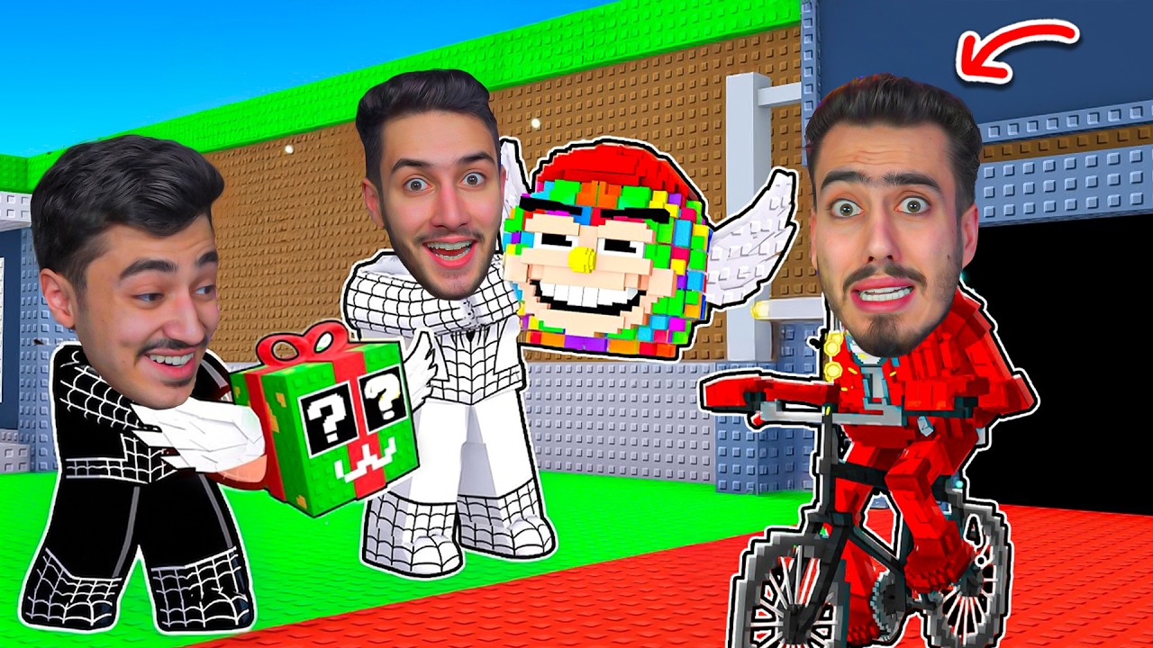 جربنا حياة البرين روت في ماب السرقة 🔥😨 (صرنا لاكي بلوك) !! Roblox