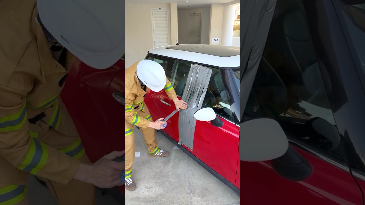 The easiest way to get into a locked car!