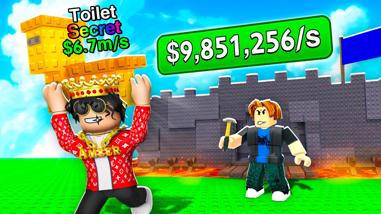 سرقت اندر الأغراض في ماب البيوت الجديد!😂🔥Build To Defend Loot