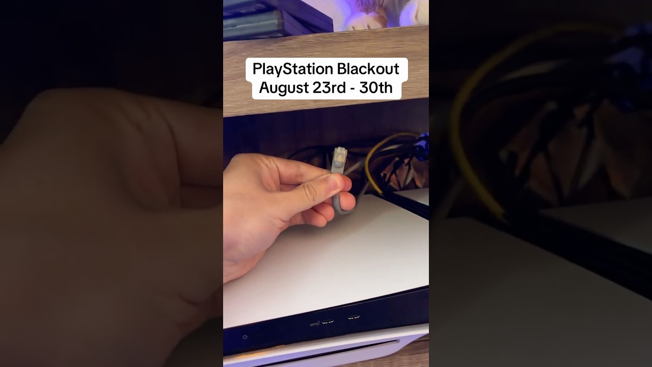 PlayStation Blackout starts today #techtok #playstationblackout #psn #gaming #disc
