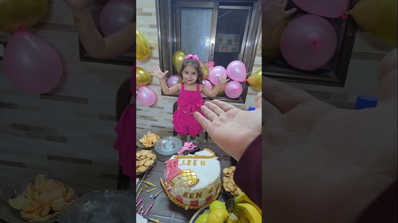 ميلا خربت كيك عيد ميلاد لين😱 #رموش #فاميلي #ميلا