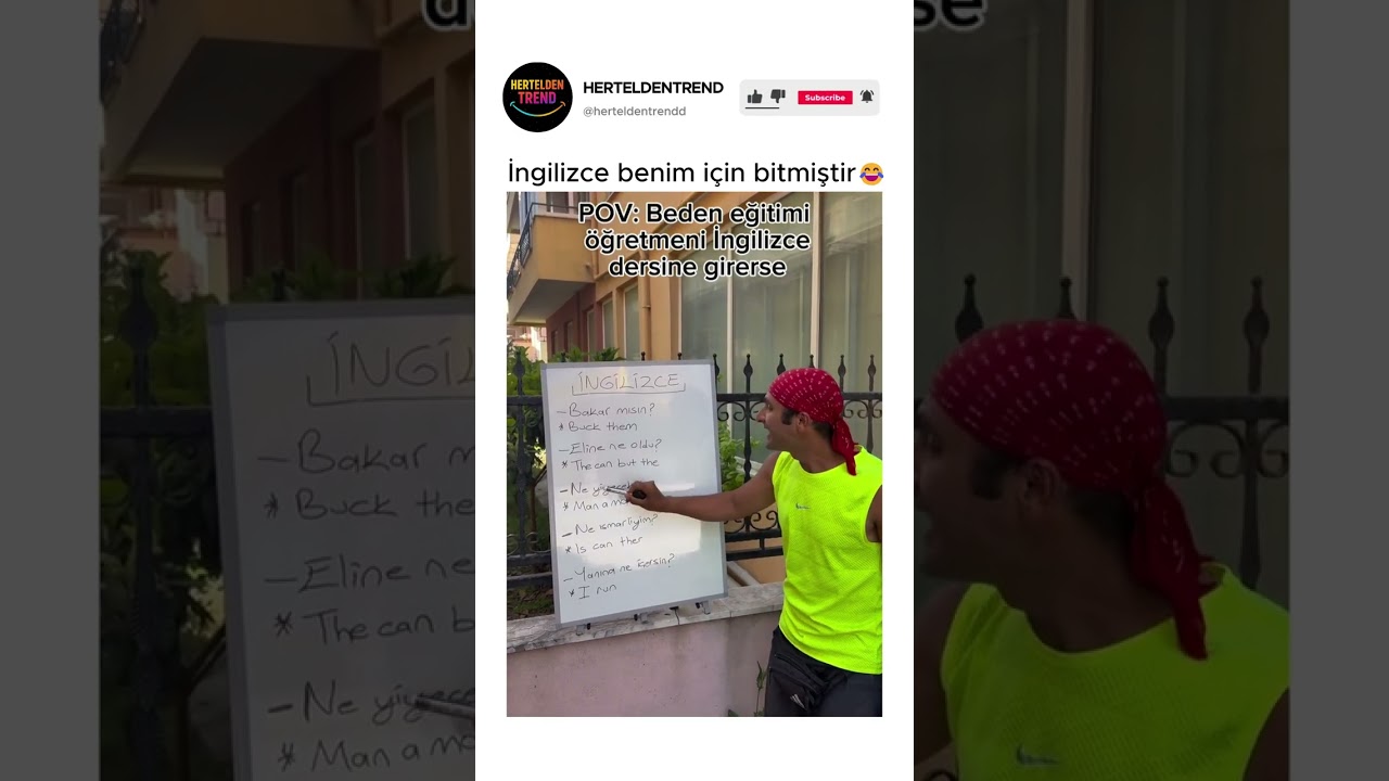 İngilizce benim için bitmiştir😂