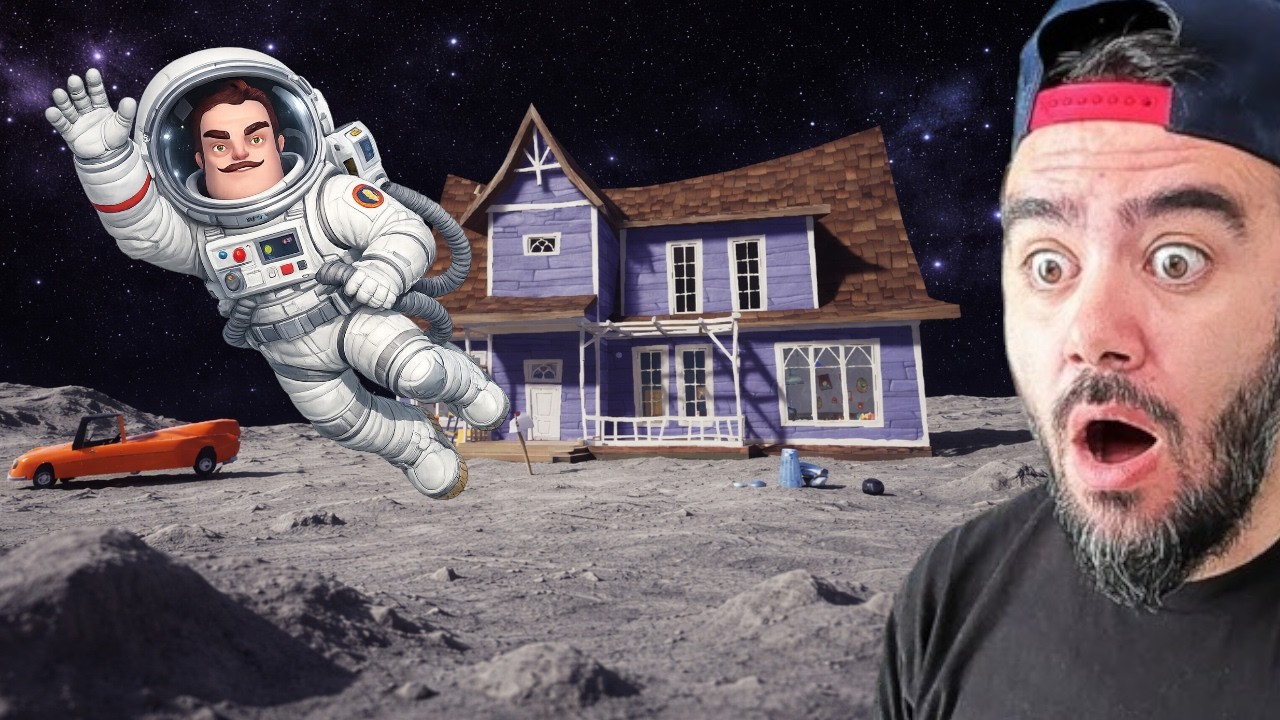 WILSON UZAYA KADAR ATLIYOR ÇOK YÜKSEK - HELLO NEIGHBOR MODS