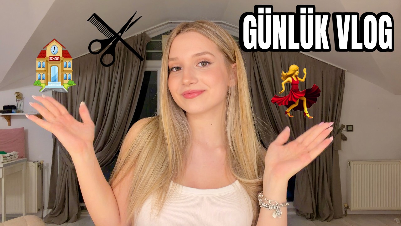 Bir Günlük Vlog. İlk Dans Dersim. Ecrin Su Çoban