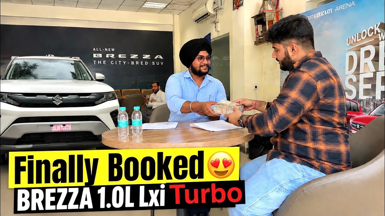 ढूंढ़ने से तो भगवान भी मिल जाते हैं, Brezza LXI Turbo क्या चीज़ है 👌 Finally Booked ✅