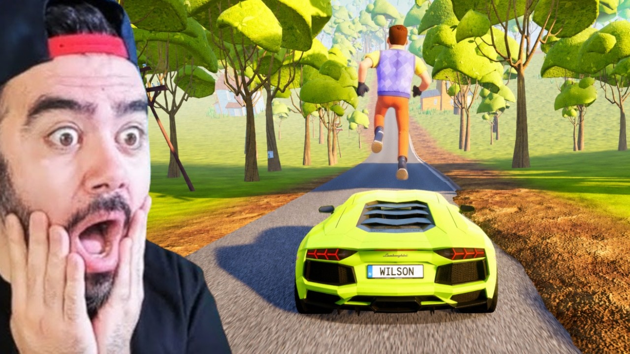 WILSONUN YEŞIL ARABASINI SÜRDÜM KAÇIRDIM - HELLO  NEIGHBOR MODS
