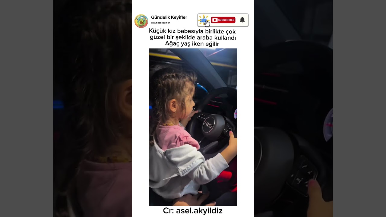 Geleceğin şoförü ❤️