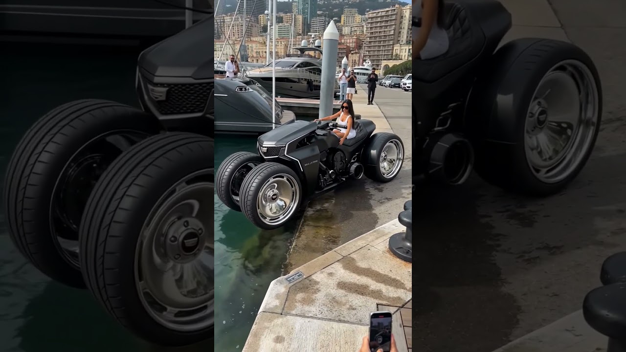 This Superbike Transformed Into a Boat… And Nobody Saw It Coming!