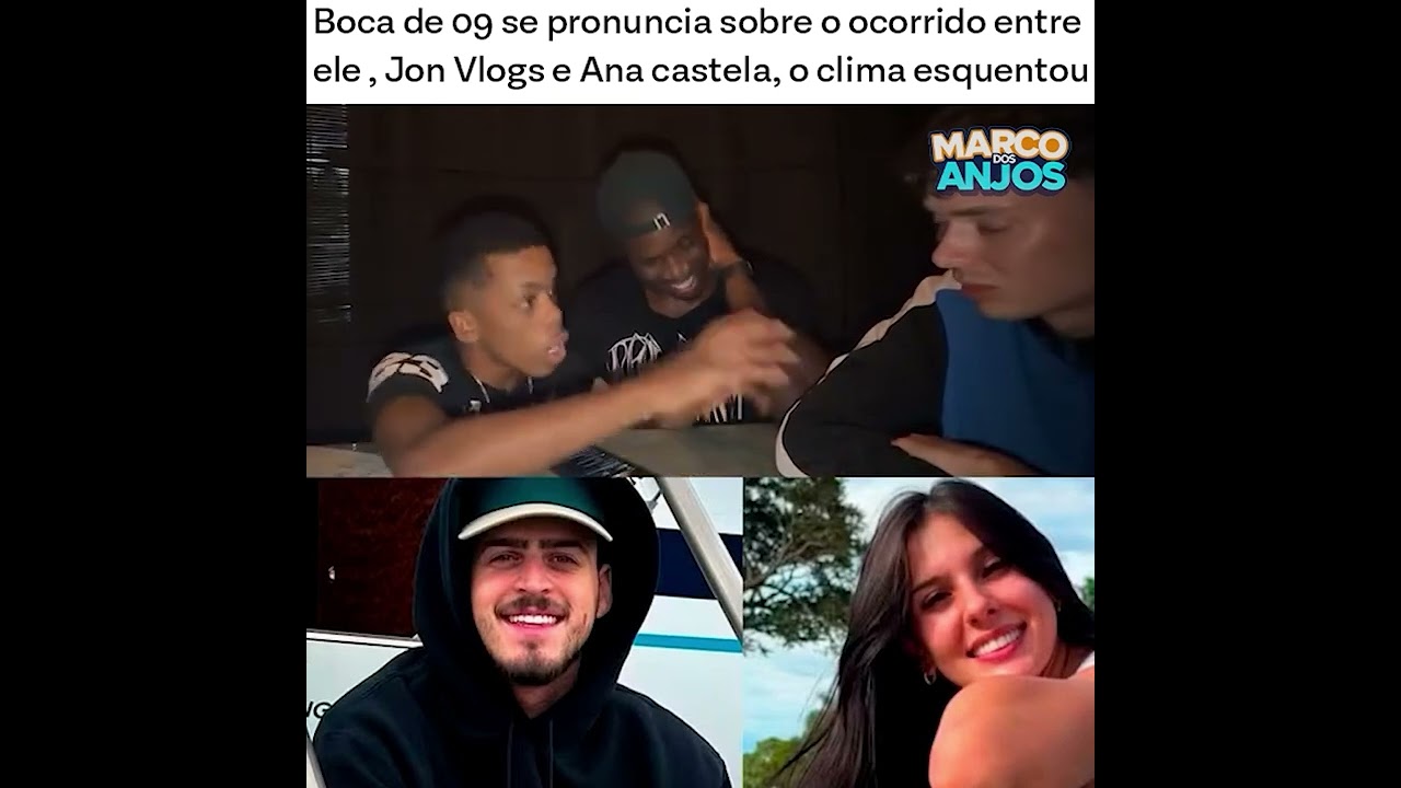 BOCA DE 09 QUEBRA O SILÊNCIO! 🚨 ELE PEDIU DESCULPAS PRA ANA CASTELA E PRO JON VLOGS? (ANÁLISE)