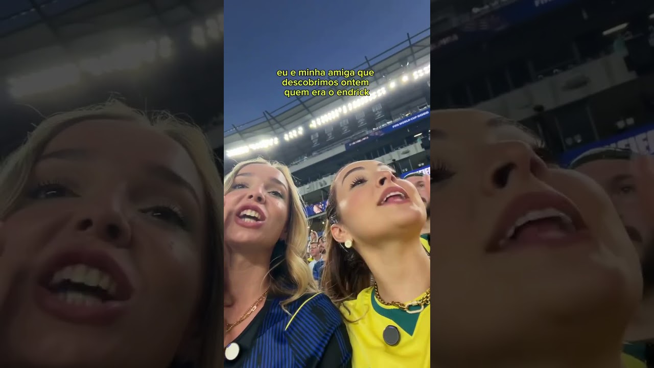 BRUNA E BRI VIRARAM FÃS DO ENDRICK! 😂⚽