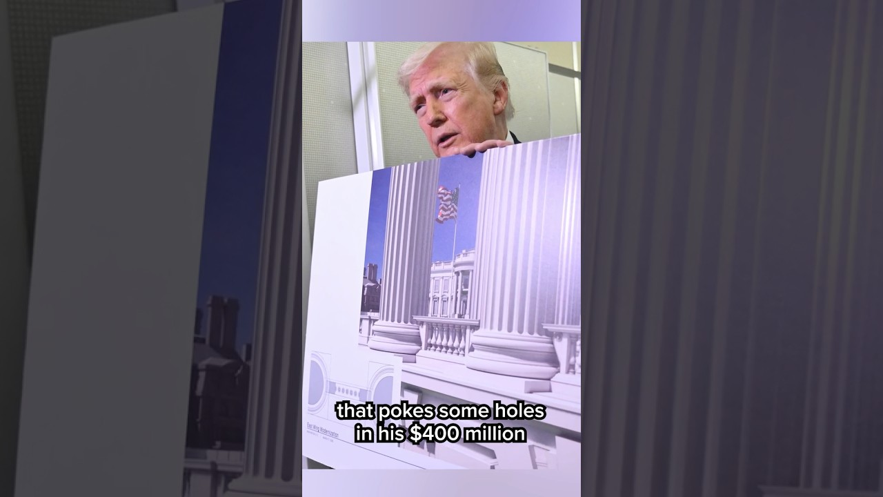 Nicolle reacts to Trump's ballroom with FAKE windows and staircase to NOWHERE