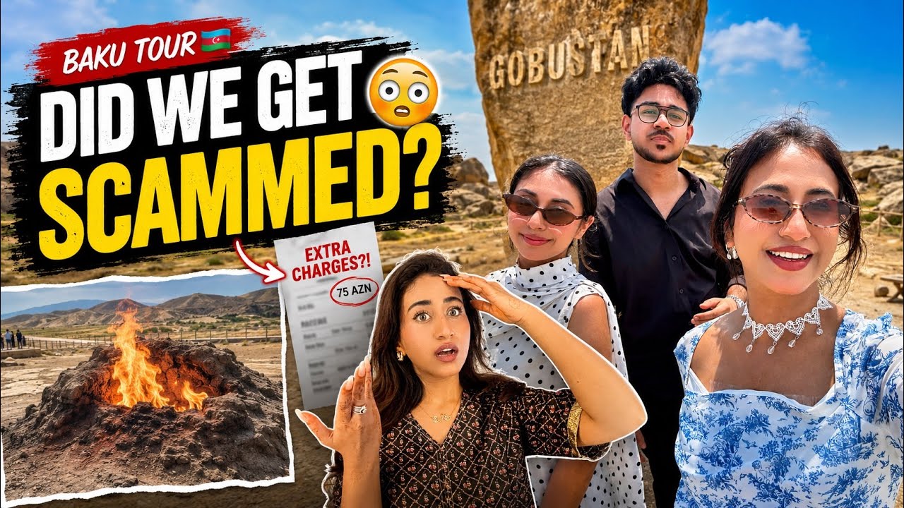 BAKU DAY 2 🇦🇿🩵 | We Paid for the Tour But They Asked for More! 💸😳 #alizehjamali 