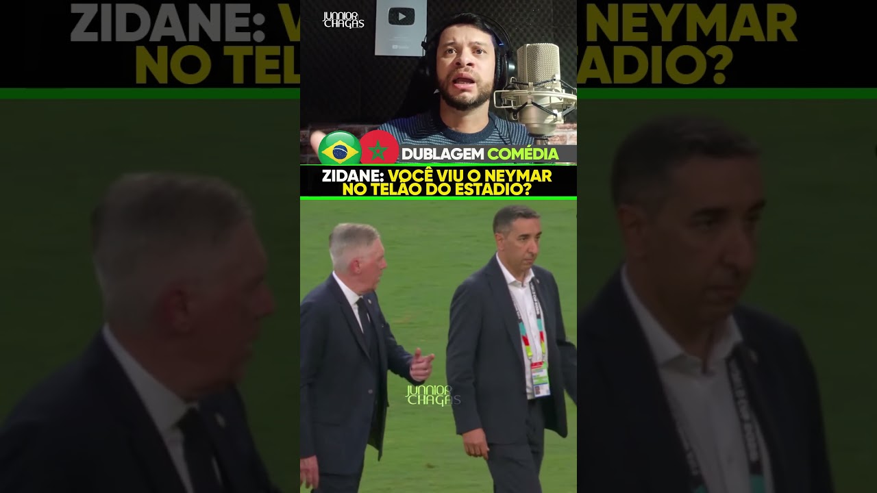 Zidane é fã do Ney #futebol #futparodias #selecaobrasileira