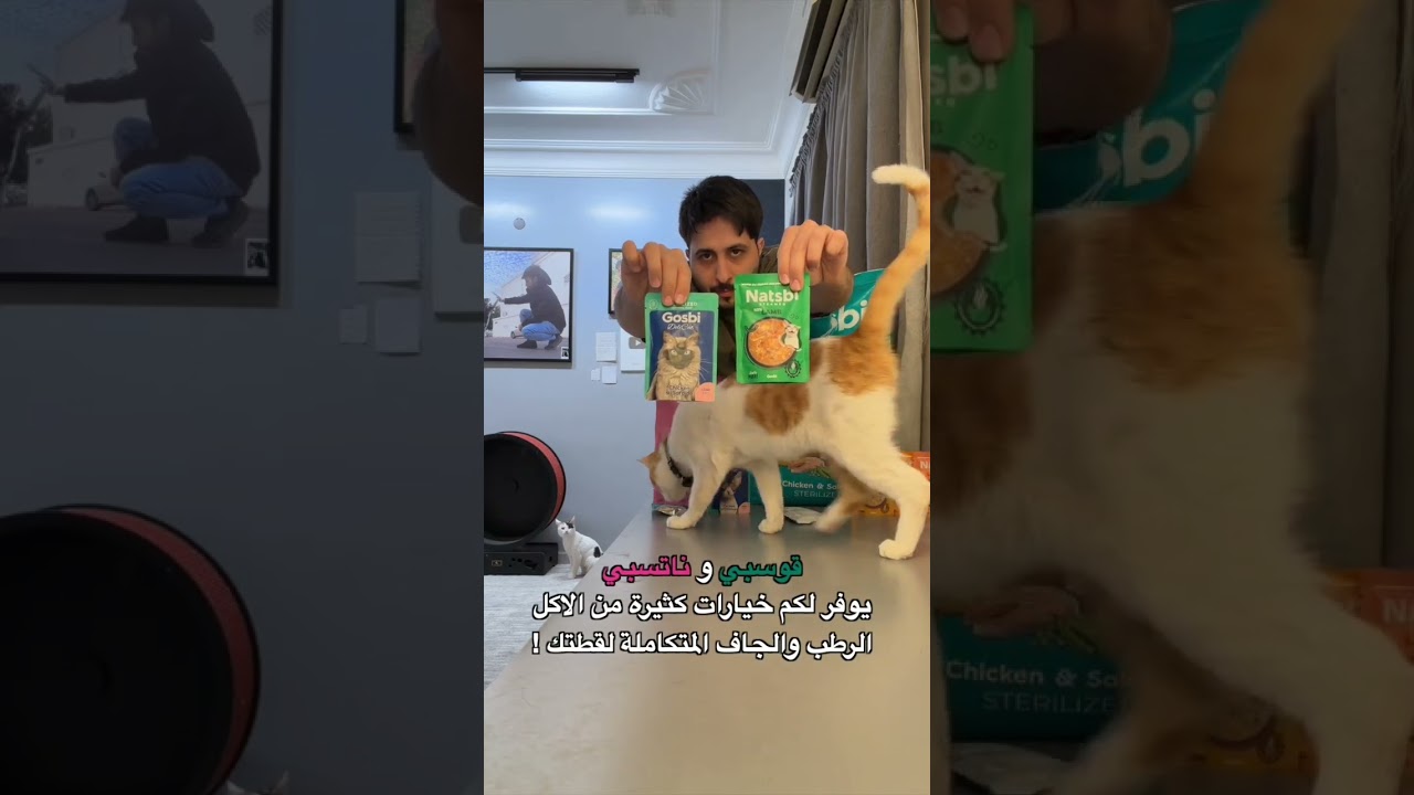 😂معقولة؟ وبراند جوسبي وناتسبي تلقونه بكثير محلات ومتاجر بالمملكة،ويوفر اكل مطبوخ متكامل لقطك (AD)
