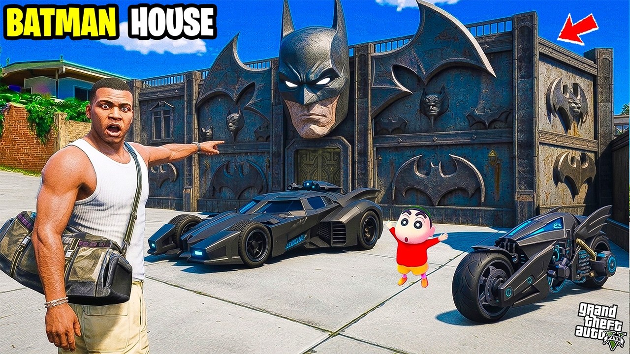 Franklin Finally Change His House to BATMAN House😱 Most Shocking Life Story