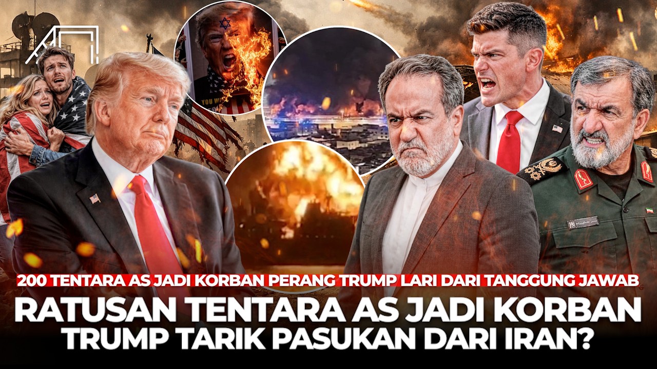 Trump Menangis Minta Ampun! Iran Luncurkan Serangan 200 Tentara AS Jadi Korban “Kami Tolak Damai”