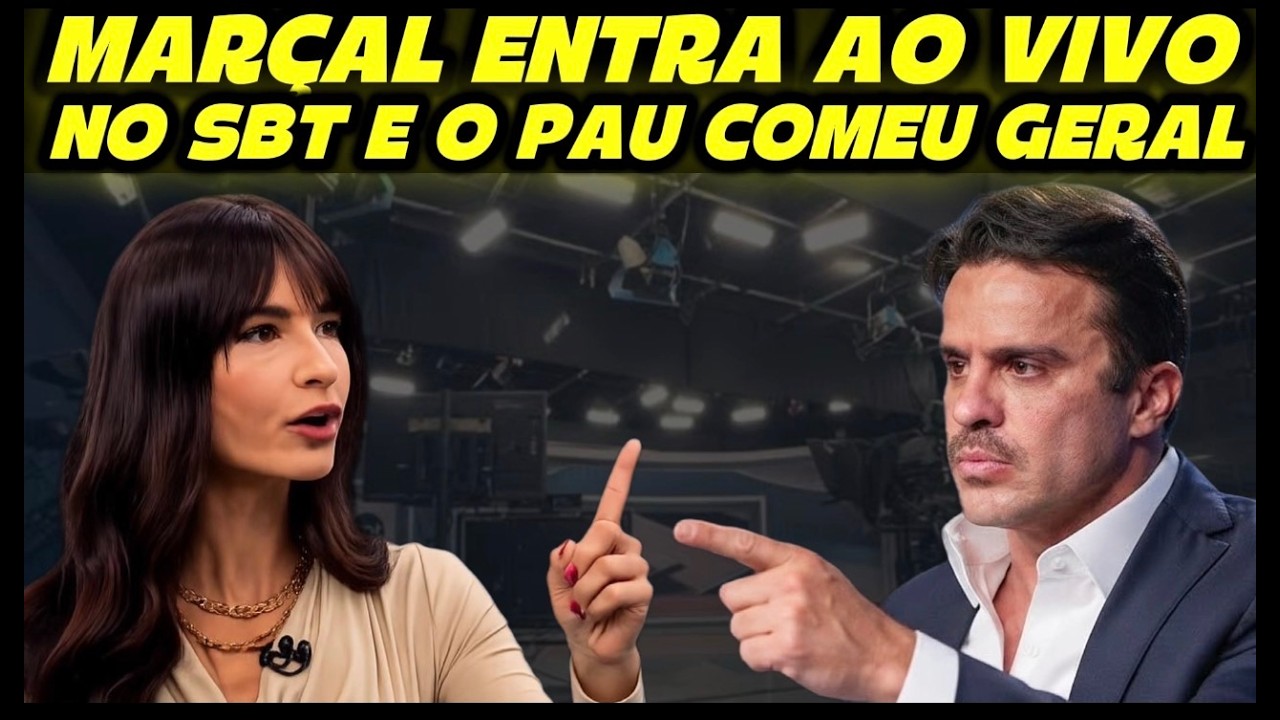 😂JORNALISTA PROVOCA MARÇAL E ELE QUASE TIRA O SBT NEWS DO AR