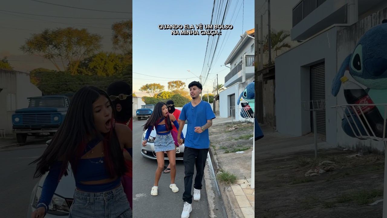Quando ela vê um bolso vazio 😂
