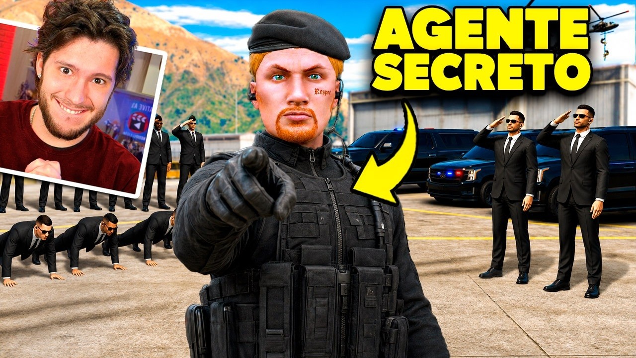 Virei um AGENTE SECRETO POR 24 HORAS no GTA 5 RP!!!