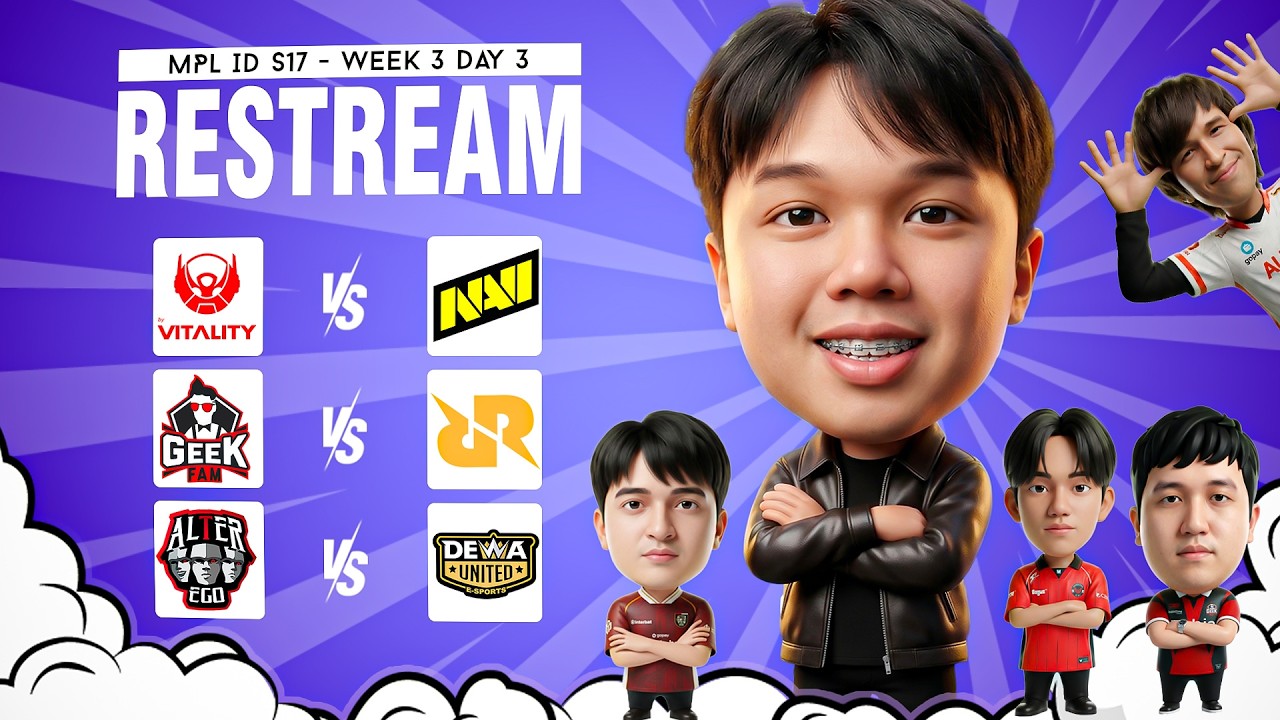 MINGGU YANG INDAH |AE VS DEWA MPL ID W3 D3 MPL S17|Topup di Lumi9.id