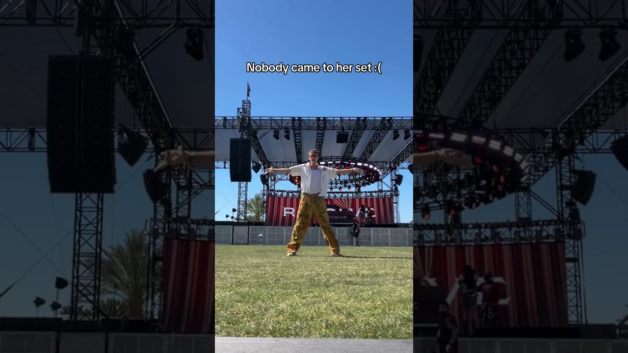 oh well more room to dance🤭 @Revolve #coachella