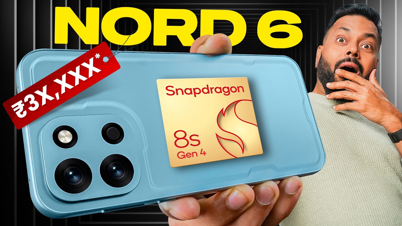 OnePlus Nord 6 Unboxing & First Look ⚡ 165Hz, SD 8s Gen 4, 9000mAh @ ₹35,999*