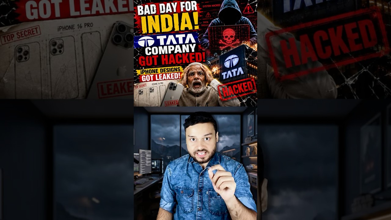 Bad Day For India - Tata Got Fully HACKED -  600 GB Data Leaked in India! #shorts