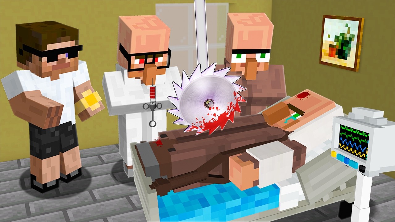 We Opened A Hospital for Villagers in Minecraft..