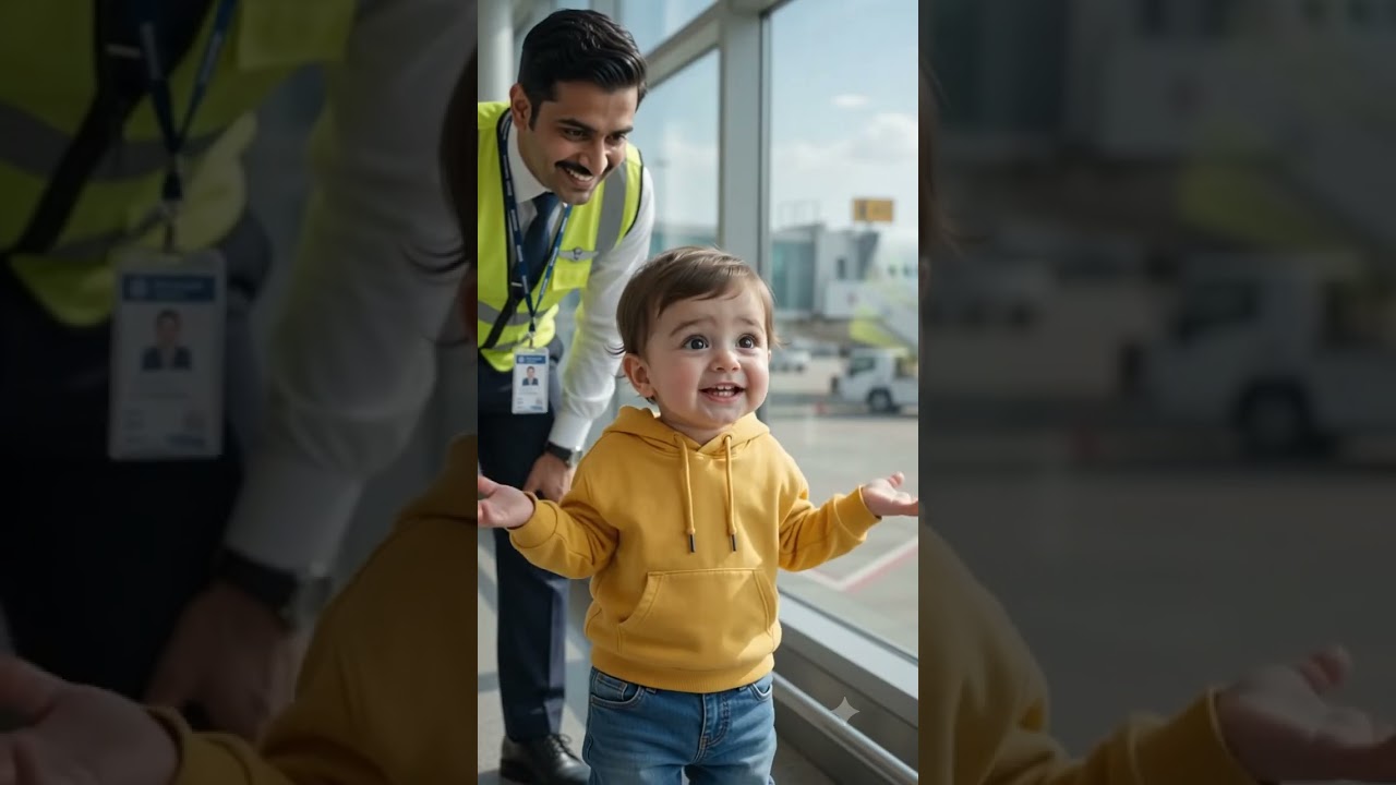 الطفل الذكي والطائرة المتعبة 😂✈️ #shorts #viral #shortsfeed #fanny#comedy #cute
