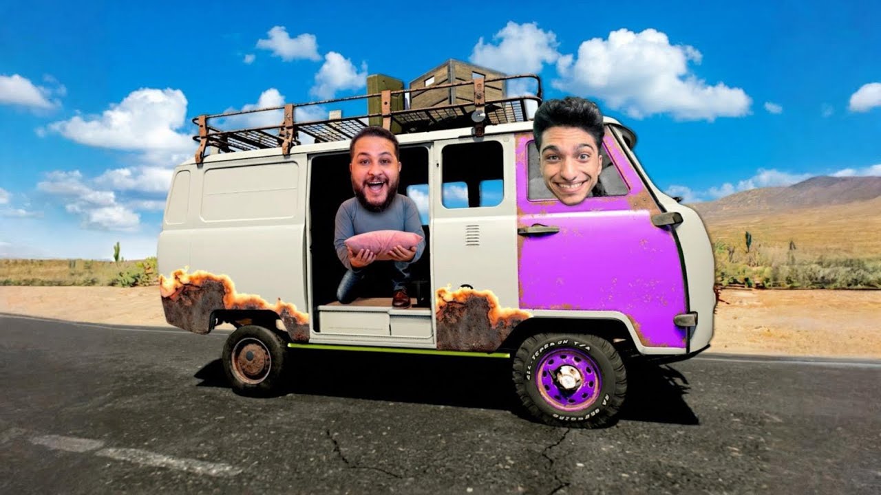 السفر الطويل مع عبده ماندو وسعد في اطول رحله للبحث عن الكنز في الصحراء😱 | nomad drive
