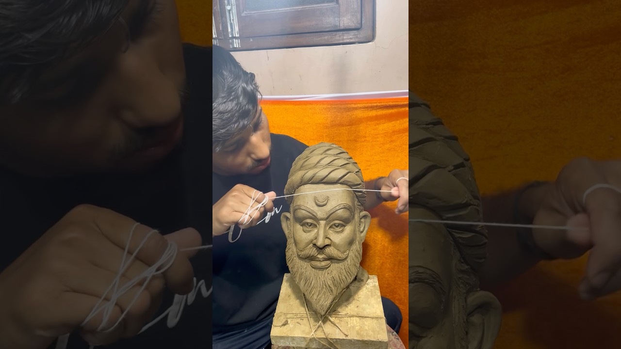 😱Chatrapati Shivaji 🚩Maharaj 🙏 // Jai Bhavani🙏 // how to make Shivaji maharaj making #shorts