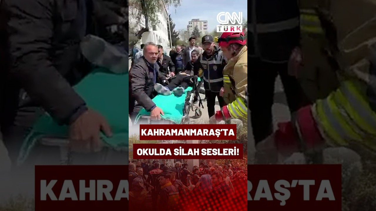 Kahramanmaraş'ta Okulda Silah Sesleri! İşte O Anlar...
