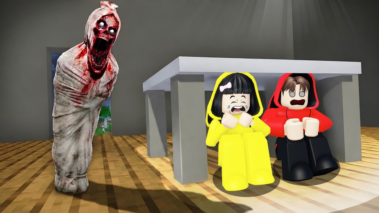 Yuta, Mio Dan Baby Celine Cari Dalang Dari Hantu Pocong Ketuk Pintu || ROBLOX