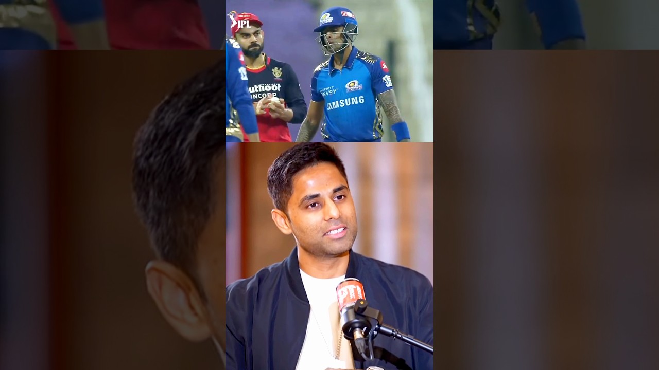 Virat kohli vs Surya kumar yadav eye stare aggression during IPL | ft. Sky