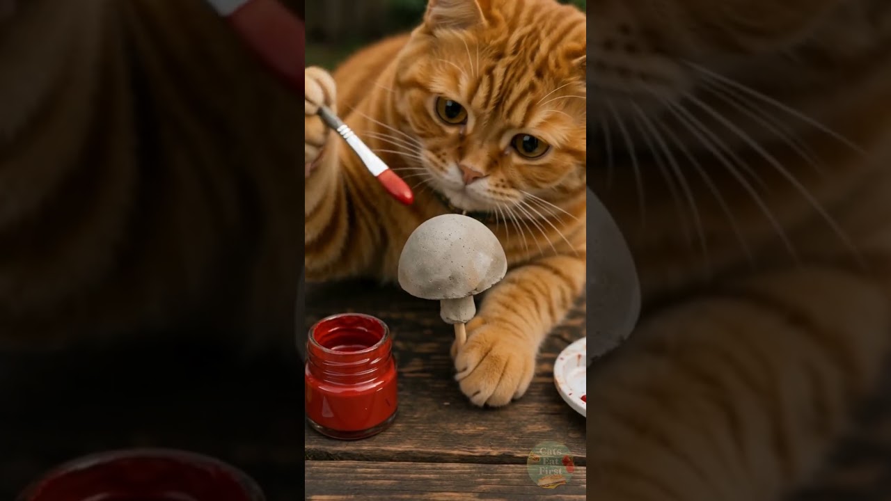 Gino Said "My Garden Needs Mushrooms" & Nobody Argued Because It's Gino's Garden 🍄🐱