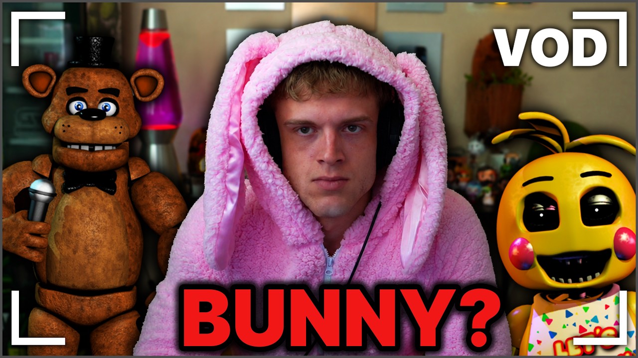 Beating FNAF2 in Bunny Suit & Random Games | Joe Bartolozzi