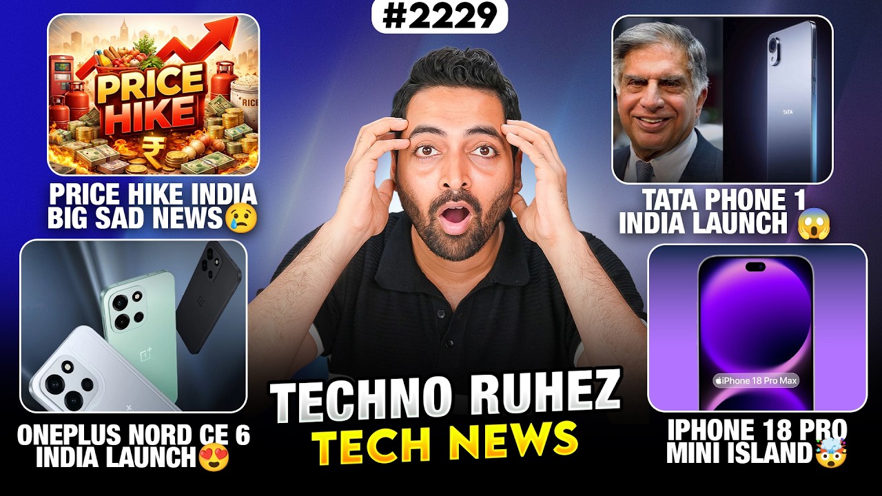 TATA Phone 1 India😱,Price Hike Sad News😢,Camera Ban India,OnePlus Nord CE 6 India,UPI Freeze🤯