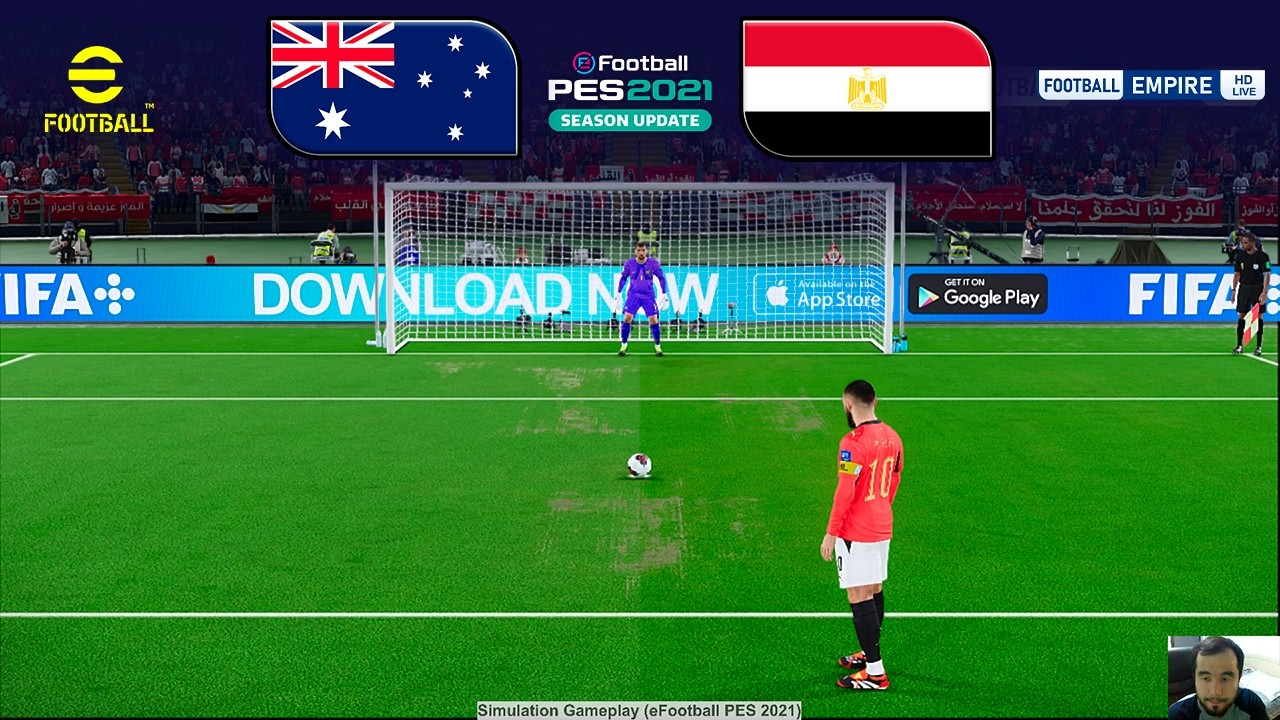 EGYPT vs AUSTRALIA Penalty Shootout 🎮| eFootball PES 2021 | Video Game Simulation | World Cup 2026