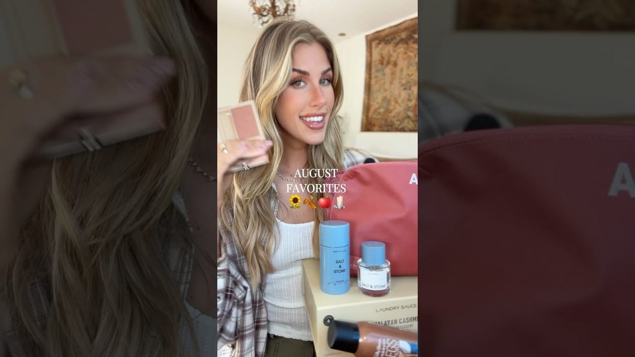 all the things I loved and reached for most in August* 🧡✨ #monthlyfavorites #beautytips #makeup