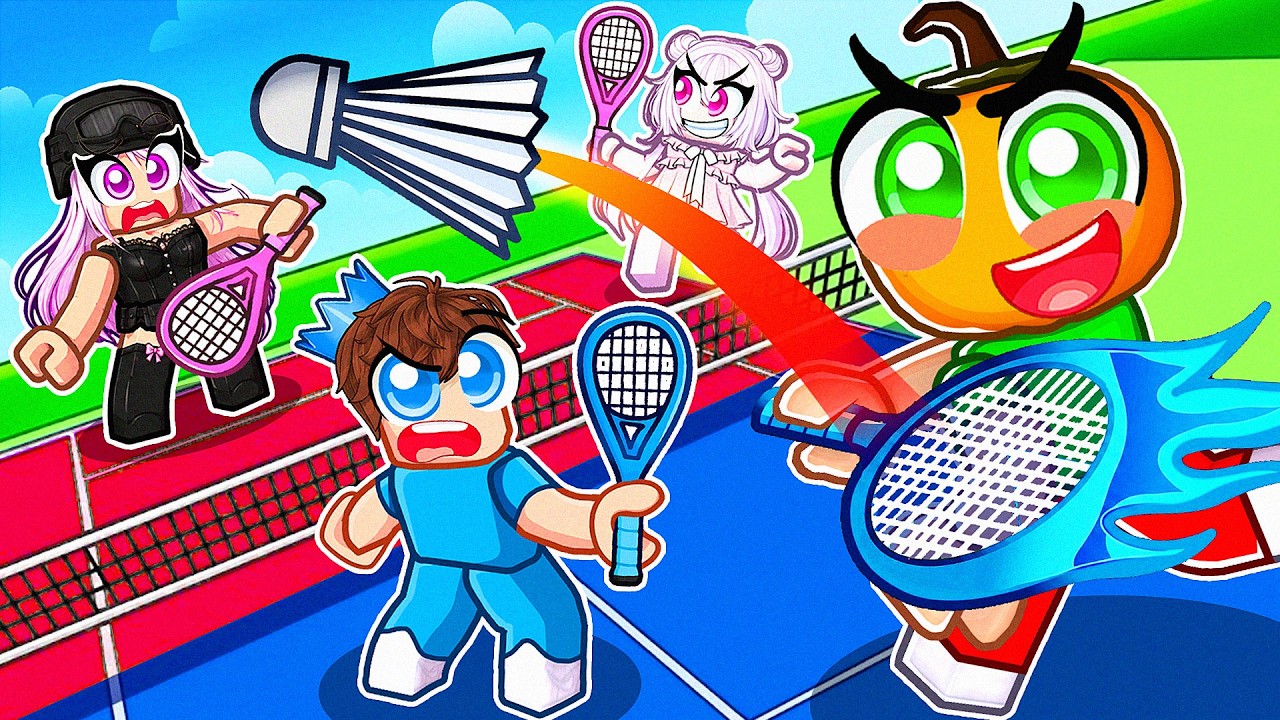 KIZLAR vs ERKEKLER Badminton Turnuvasına Katıldım! 🏆🏸 | Roblox