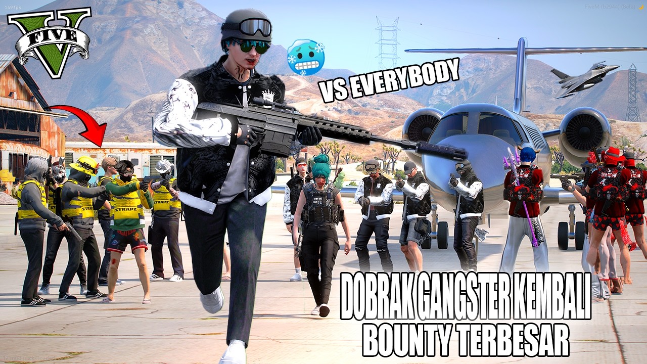 DOBRAK GANGSTER RESMI KEMBALI !! PERANG BESAR MELAWAN GANGSTER TERKUAT DI KOTA !! GTA 5 ROLEPLAY